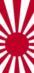 Japanische Kriegsflagge HP Einklinker